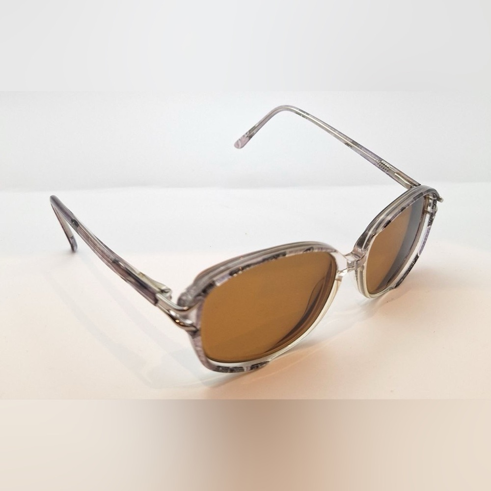 Destiny Gracy Purple Translucent Oval Sunglasses Frames Only